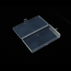 <b>Plastic</b> <b>Storage</b> Box Rectangle 18x10x2.5 Cm With Lid Eco Friendly General Packaging Jewelry Box - Product Image 2
