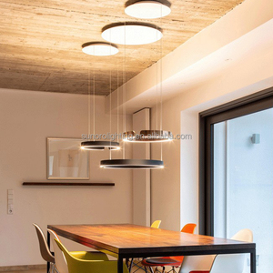 Newochio Flatern điện actuated nâng trần ánh sáng mặt dây chuyền 165-265V 500mm thông minh từ xa nâng cao ánh sáng lịch thi đấu 2025 - Product Image 3