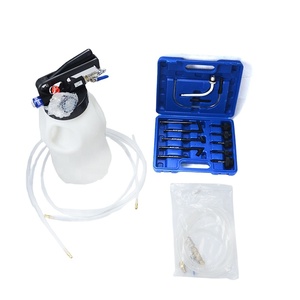Kit de distributeur d'extracteur de liquide de remplissage d'<span class=keywords><strong>huile</strong></span> de Transmission d'outil de véhicule pneumatique 6L avec adaptateur ATF pompe de recharge d'<span class=keywords><strong>huile</strong></span> facile pour Autos - Product Image 2