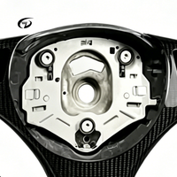 Volant personnalisé en fibre de carbone et cuir pour BMW E82 E87 E90 E92 E93, amélioration de l'intérieur pour les voitures de la série E
