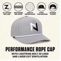 Topi Snapback 5 Panel Terstruktur dengan Logo Lightning Laser Cut, Tali Kustom, untuk Pria, Produsen, MOQ Rendah, BSCI, DDP