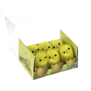 Бесплатный образец BSCI, Новинка <span class=keywords><strong>2026</strong></span> года, Оптовая продажа, Индивидуальные мини-цыплята из синели, Прямые поставки с фабрики, Пасхальный подарок для домашнего декора - Product Image 1