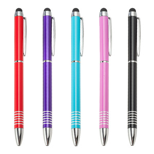 Promotion nouveauté <span class=keywords><strong>pas</strong></span> <span class=keywords><strong>cher</strong></span> pour stylet <span class=keywords><strong>stylo</strong></span> à bille pour écran tactile <span class=keywords><strong>stylo</strong></span> en métal <span class=keywords><strong>personnalisable</strong></span> avec largeur d'écriture de 1.0mm - Product Image 2