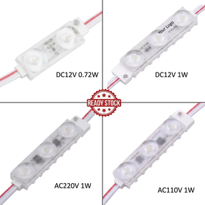 Module LED d'injection 0,72W 1W 12V 24V AC110V 220V pour éclairage extérieur de signalisation, enseignes rétroéclairées, modules LED IP68 pour caissons lumineux et panneaux publicitaires - Product Image 3