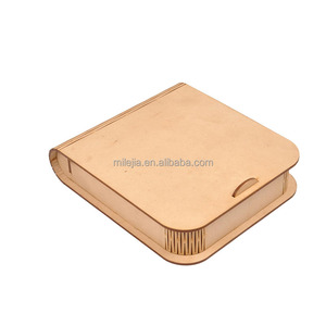 Caja de regalo de madera Corte por láser Caja de madera contrachapada personalizada Cajas de bambú <span class=keywords><strong>MDF</strong></span> personalizadas Corte por láser Pequeñ<span class=keywords><strong>a</strong></span> caja de madera - Product Image 2