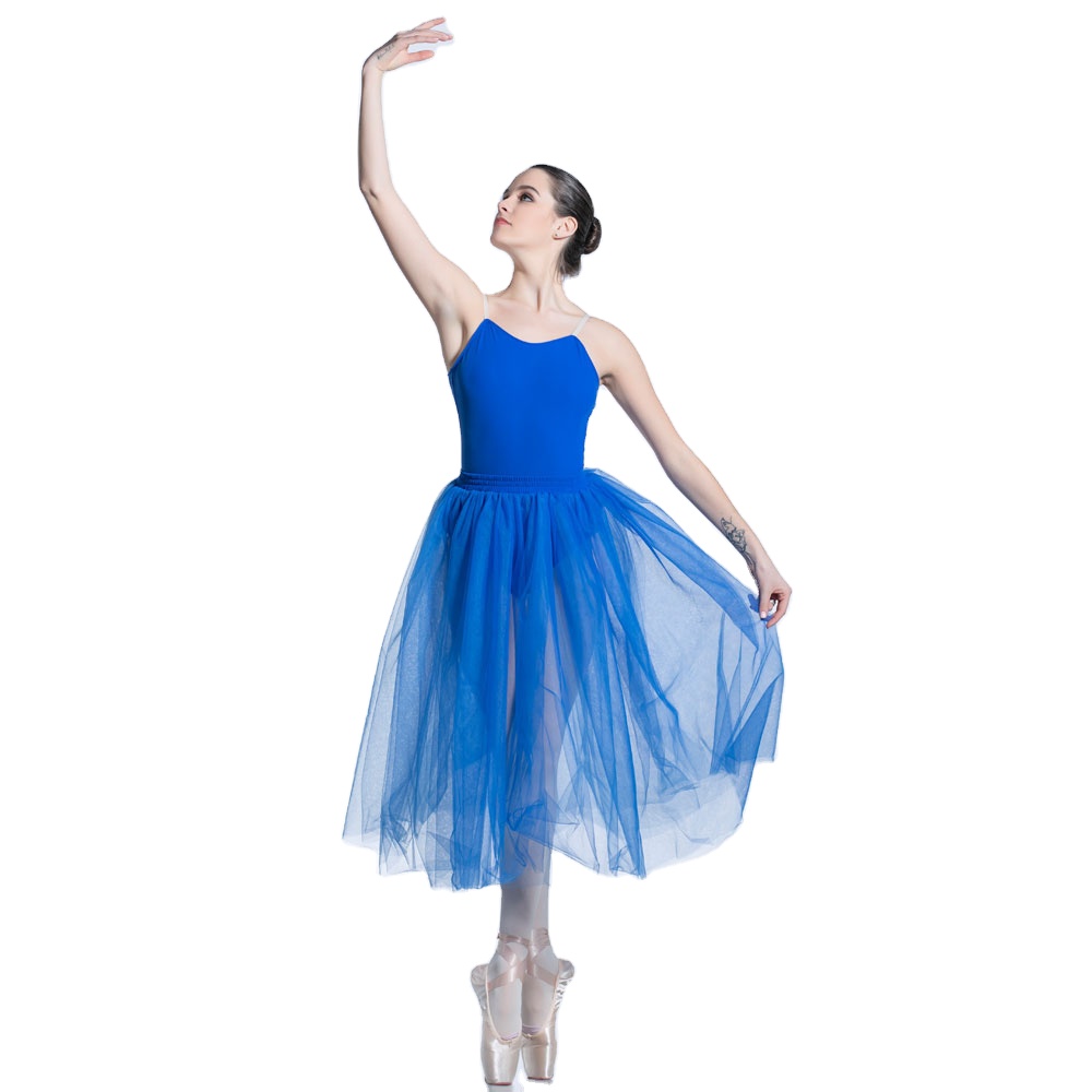 Royal Blue Ballet Tutu Set for Adult Girls - Performance Wear