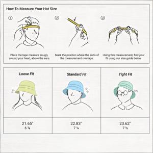 Hot Summer <strong>Bucket</strong> <strong>Hat</strong> - Trendy Cotton Sun <strong>Hat</strong> for Beach, <strong>Golf</strong>, Fishing - Fun Outdoor Vacation Boonie for Men and Women - Product Image 6