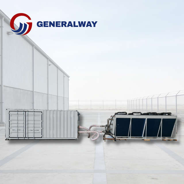 Cooling Container for Immersion Ready Mining Equipment, 20ft Hydro Cooling Module with Pump Station
