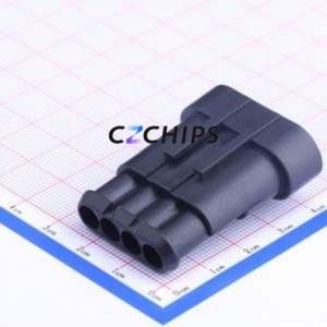 282106-1 Housing (Wire-to-Board / Wire-to-Wire) P=6mm Connector ( Jack Structure: 1x4P )( Pitch: 6mm )( Number of Rows: 1 ) - Product Image 2
