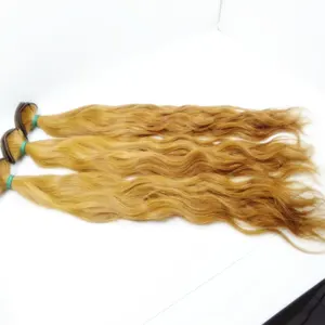 Groothandel Virgin Weave Virgin Hair Vendor Body Wave Haar Bundels Menselijk Hiar Met Kleur #27