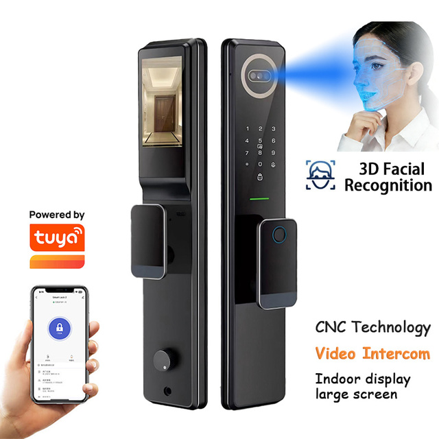 Premium Keyless Smart Door Fully Automatic Smart Locks for Apartment Home Security