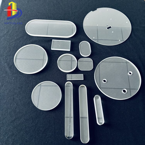 <span class=keywords><strong>Disque</strong></span> en verre de quartz transparent rond, en silice fondue solide à 99,9 %, résistant aux hautes températures, pour fenêtre de four industriel <span class=keywords><strong>et</strong></span> décoration - Product Image 4