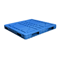 Palette en plastique double face KUDA 1515A-CSSM pour entrepôt, palette de stockage, palette de manutention, palette de sol 1500x1500x150mm