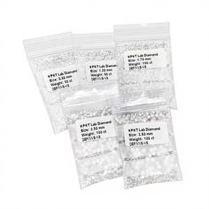Diamantes Sintéticos CVD Sueltos de Laboratorio, Corte Brillante Redondo de 1mm-2mm, Color D, VS1, para Joyería, Venta al Por Mayor - Product Image 1
