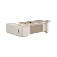 Table de bureau de luxe durable pour patron, bureau de direction, bureau debout, bureaux classiques pour le confort et la fonctionnalité