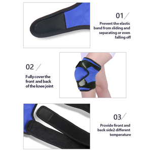 Pack de <span class=keywords><strong>glace</strong></span> chaude et froide jambe genou Pack de gel réutilisable/enveloppement thermique Flexible, réutilisable, micro-ondable pour le soulagement de <span class=keywords><strong>la</strong></span> douleur au genou, les blessures sportives - Product Image 4