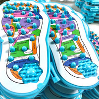 Tapis de massage des pieds pliable et écologique anti-fatigue, stimulateur de points d'acupression, masseur de pieds premium