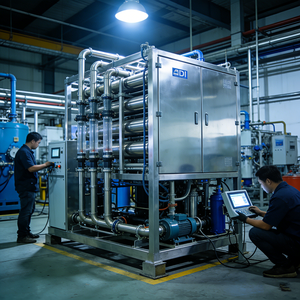 Système EDI commercial personnalisé avec dispositif de récupération d'énergie et injection anti-calcaire pour eau de haute pureté - Product Image 1