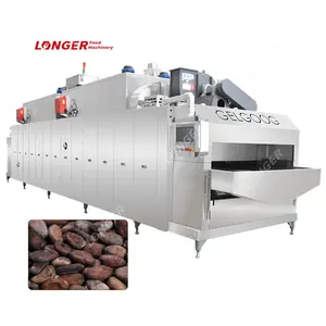 LFM Suppliers Cacao Bean Nuts Baking Cocoa Roasting Machine 5000 Kg 100 Kg/Hr Cocoa Roaster