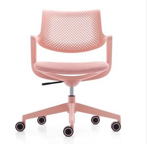 Silla giratoria ajustable en altura, respaldo de malla, tapicería de tela suave, taburete de <span class=keywords><strong>Bar</strong></span>, silla alta - Product Image 2