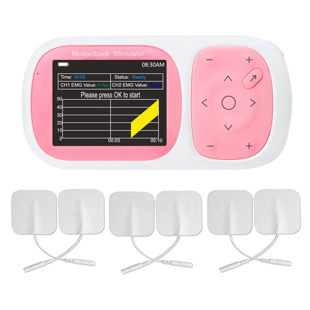 KM536 Konmed Portable ABS Biofeedback Nerve Muscle Stimulator with LED Light Medical Class II Physical Therapy Equipment