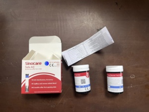 เครื่องวัดระดับน้ำตาลในเลือด <span class=keywords><strong>Sinocare</strong></span> <span class=keywords><strong>Safe</strong></span> Aq Smart Glucometro พร้อมเซ็นเซอร์ CGM สำหรับตรวจวัดระดับน้ำตาลกลูโคสแบบไม่เจาะเลือด - Product Image 2