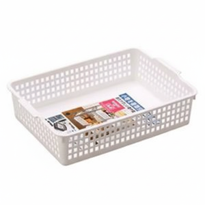 Inomata 520 ventosa A4 cesto portaoggetti di colore bianco - Product Image 1