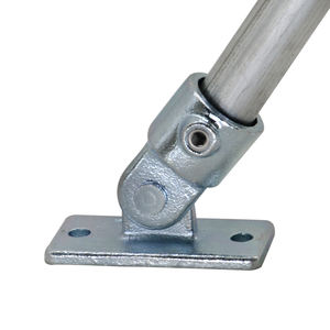 Collier <span class=keywords><strong>de</strong></span> serrage mural pivotant 169C <span class=keywords><strong>pour</strong></span> <span class=keywords><strong>fixation</strong></span> d'angle, adapté aux tubes <span class=keywords><strong>de</strong></span> 42,4 mm - Product Image 1