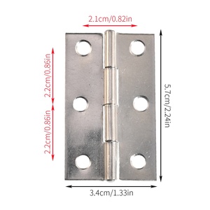 2インチ2.5インチ銅ソフトクローズ小型キャビネットドアヒンジキッチン用寝室ギフトボックス木製ボックス荷物ボックス - Product Image 6