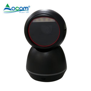 Escáner de código de barras omnidireccional manos libres OCOM lector de código de barras con cable USB de escritorio para POS <span class=keywords><strong>PC</strong></span> escáner de plataforma de supermercado - Product Image 3