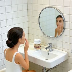 Crema per la Cura della Pelle Abutine 3C3 di Grado Professionale 250g |   Alfa Arbutina Niacinamide Acido Ialuronico |   Schiarisce e uniforma il tono della pelle per viso e corpo - Product Image 2