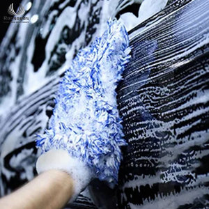 Chiffon de <span class=keywords><strong>nettoyage</strong></span> en microfibre à séchage rapide avec technologie de compression tissée, gant de lavage de voiture – Offre Spéciale - Product Image 3