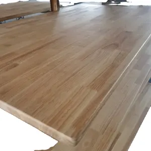 高品质奢华风格定制尺寸木质桌面固体橡胶台面厨房台面