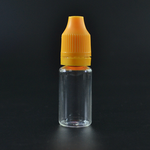 10ml du lịch Kích thước Pet lỏng dropper chai nhựa Eye Drop rõ ràng chai với nắp màu trắng hồng chống trộm áp lực xoay Bìa - Product Image 4