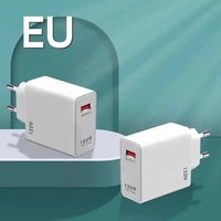 Chargeur mural portable USB KeKe-F002 120W QC5.0, entrée rapide EU/US/UK, sortie 12V, protection PC, compatible IOS