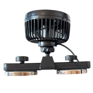 Haute qualité 4.5 ''noir Mini Portable USB aimant réglable ventilateurs de <span class=keywords><strong>voiture</strong></span> DC12V 24V ventilateur de chariot élévateur pour SUV camion chariot élévateur ventilateurs de refroidissement - Product Image 3