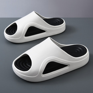 Men's Summer Outdoor Sandals Thick Sole EVA Non Slip Breathable Beach Slides Size 40-45 <b>White</b> Black Brown - Product Image 4
