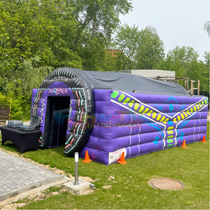 Outdoor commercial carnival party interactive IPS challenge sports arena <b>inflatable</b> tag the light games for kids - Product Image 2