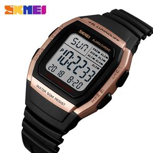 Montre numérique Skmei modèle 1278 la plus populaire, 5 ATM, pour homme, haute qualité, affichage 12/<span class=keywords><strong>24</strong></span> heures - Product Image 2