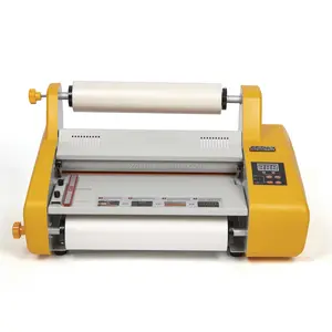 2023 Nieuwste Ontwerp Auto 4 Roller Hot Laminator A2 A3 A4 Maat Fm3820 380Mm Fotopapier Lamineermachine Met Lange Service