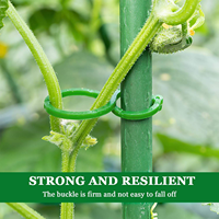 Clips de suspension réglables en PP en forme de 8 pour une maintien sûr des plantes et des vignes - Utilisation extérieure durable