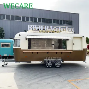 Wecare kopi cepat keranjang makanan truk makanan mobile katering makanan trailer makanan van truk standar usa dengan dapur penuh