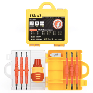 JNT 14 In 1 Ratchet <b>Screwdriver</b> Set Multipurpose Torx Bit Anti Slip Handle For Diy Repair Tools - Product Image 1