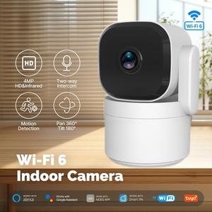 Caméra de <span class=keywords><strong>surveillance</strong></span> intelligente sans fil Tuya, best-seller, FHD 3MP, vision nocturne, PTZ, Wifi, pour la maison intelligente - Product Image 1