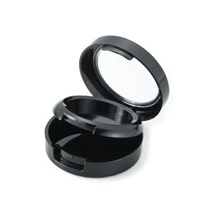 Boîtier à fards à paupières en plastique ABS léger à double couche, métallisation, pour poudre libre, conteneur cosmétique, garantie de qualité OEM ODM - Product Image 1