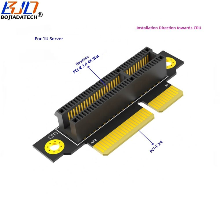 90 Degree Pci-E Pci Express 1X to 1X Slot Riser Card Converter Extender 90 Degree Pci-E Pci Express 1X to 1X Slot Riser Card Converter Extender