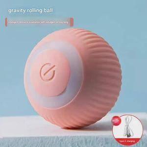 Electric Luxury Modern <b>Automatic</b> Silicone <b>Cat</b> <b>Toy</b> Smart Rolling Ball Durable Chew Teaser Self-Entertainment Dust-Free Pet - Product Image 3