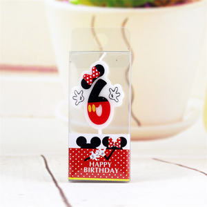 ต่ํา Moq ที่กําหนดเองการออกแบบใหม่น่า<span class=keywords><strong>รัก</strong></span>การ์ตูนมิกกี้จํานวนเทียนวัน<span class=keywords><strong>เกิด</strong></span>ถ้วย<span class=keywords><strong>เค้ก</strong></span>เทียนเค้ก - Product Image 2