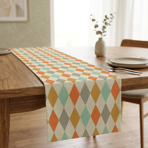 Offre Spéciale : Ensemble de Napperons et Chemins de Table Simples en Coton et Lin Tressé Résistant à la Chaleur |   Décoration de table d'hôtel personnalisable pour mariage |   OEM - Product Image 1