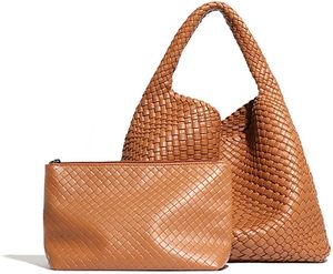 RTS Pedido Mixto al por Mayor: Bolsos de Mujer Elegantes de Piel Sintética con Tejido, Bolso Cubo con Asa Superior, Bolso de Hombro Hobo de Moda - Product Image 2